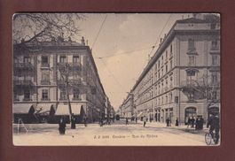 GENEVE - Rue du Rhône - 1911