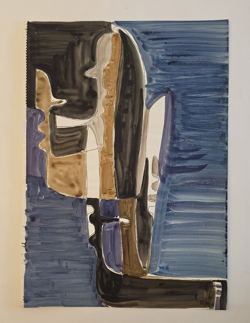 Gemälde: Lill Tschudi Original,  42x30cm – Gebraucht aus Emmenbrücke von Kunstankaufverkauf