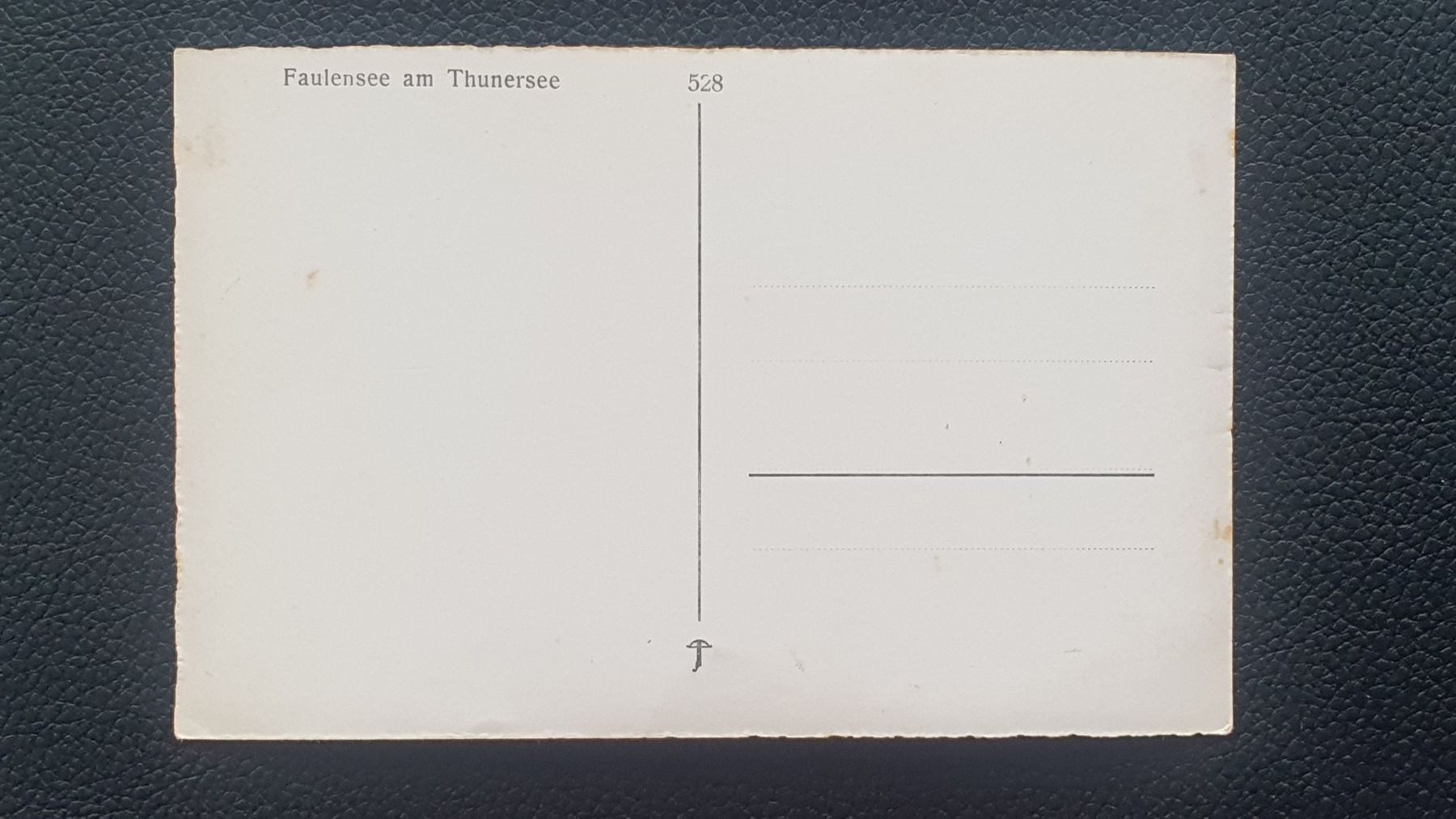 Cartoline postali: Alte Ansichtskarte Faulensee am Thunersee – Usato da Biberist venduto da stang4eva 1