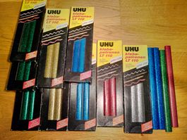 UHU Klebepatronen Glitzer LT110 Basteln Deko diverse Farben