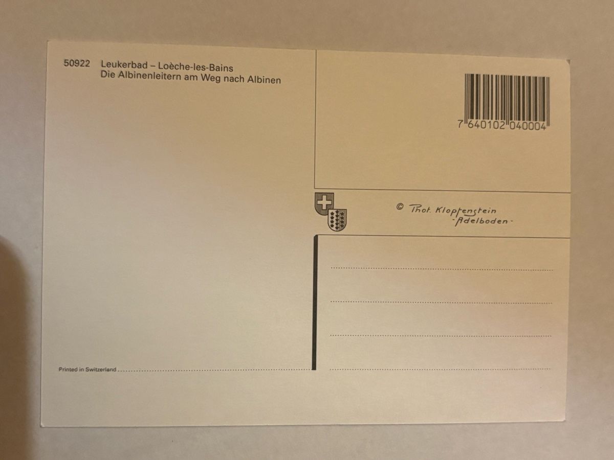Cartoline postali: AK von Leukerbad / Albinenleitern – Usato da Rümlang venduto da Kartenpost1 1