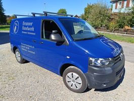 VW T5 Transporter Lieferwagen blau 2015 Doppeltüre