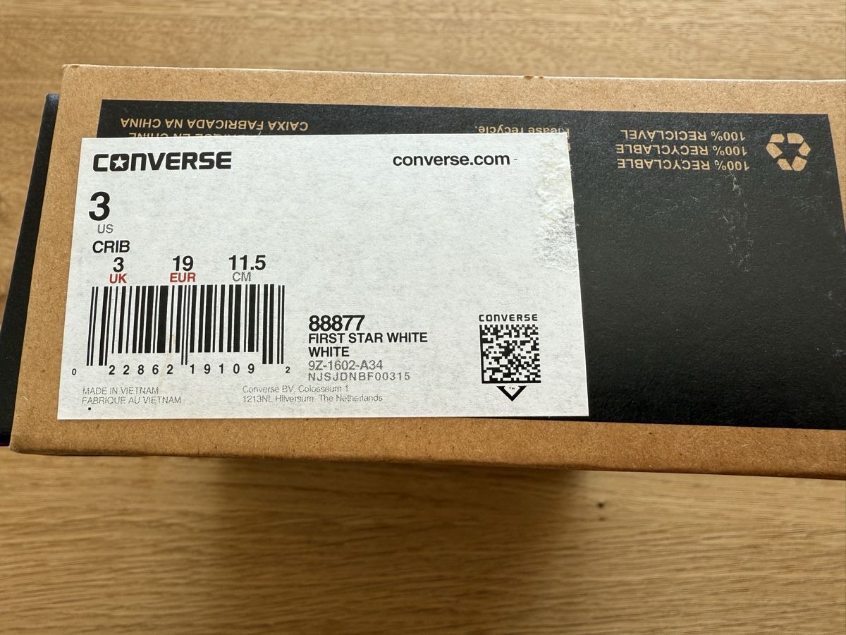 Converse Herrenschuhe: Converse All star Chuck Taylor Grösse UK 3 – Neu (gemäss Beschreibung) aus Goldswil von Fisel 1