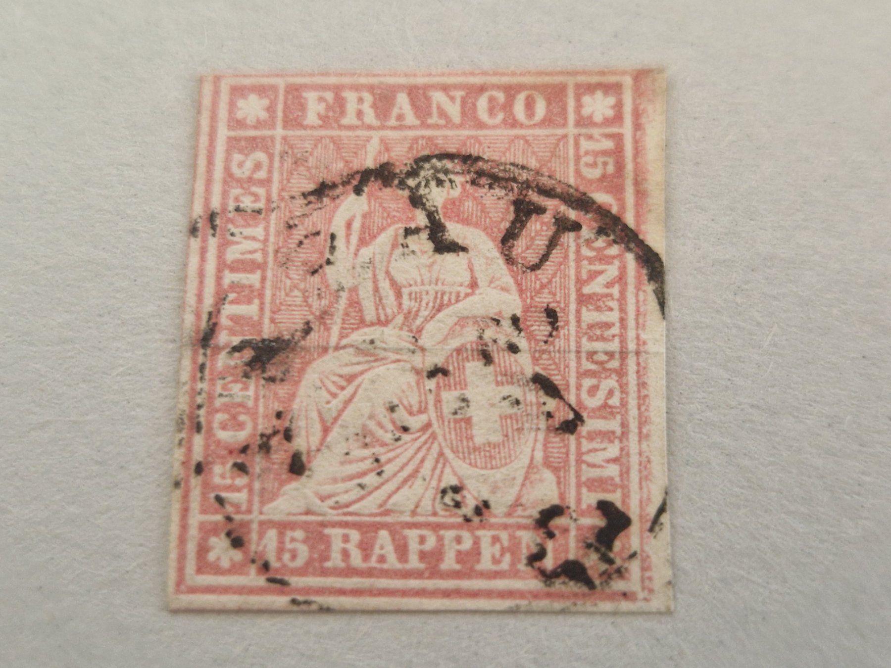 Tutti i francobolli: Strubel 24G, signiert, ab 1.- – Usato da Burgdorf venduto da Glossy01