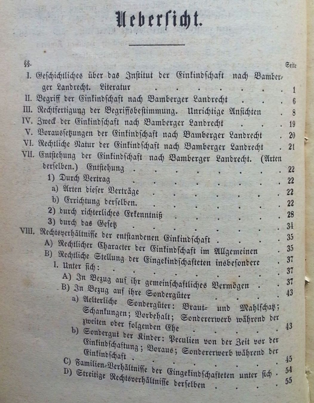 Livres: Die Einkindschaft nach Bamberger Statutar-Recht, 1857 – D'occasion à Oberriet SG par ganesh435 2