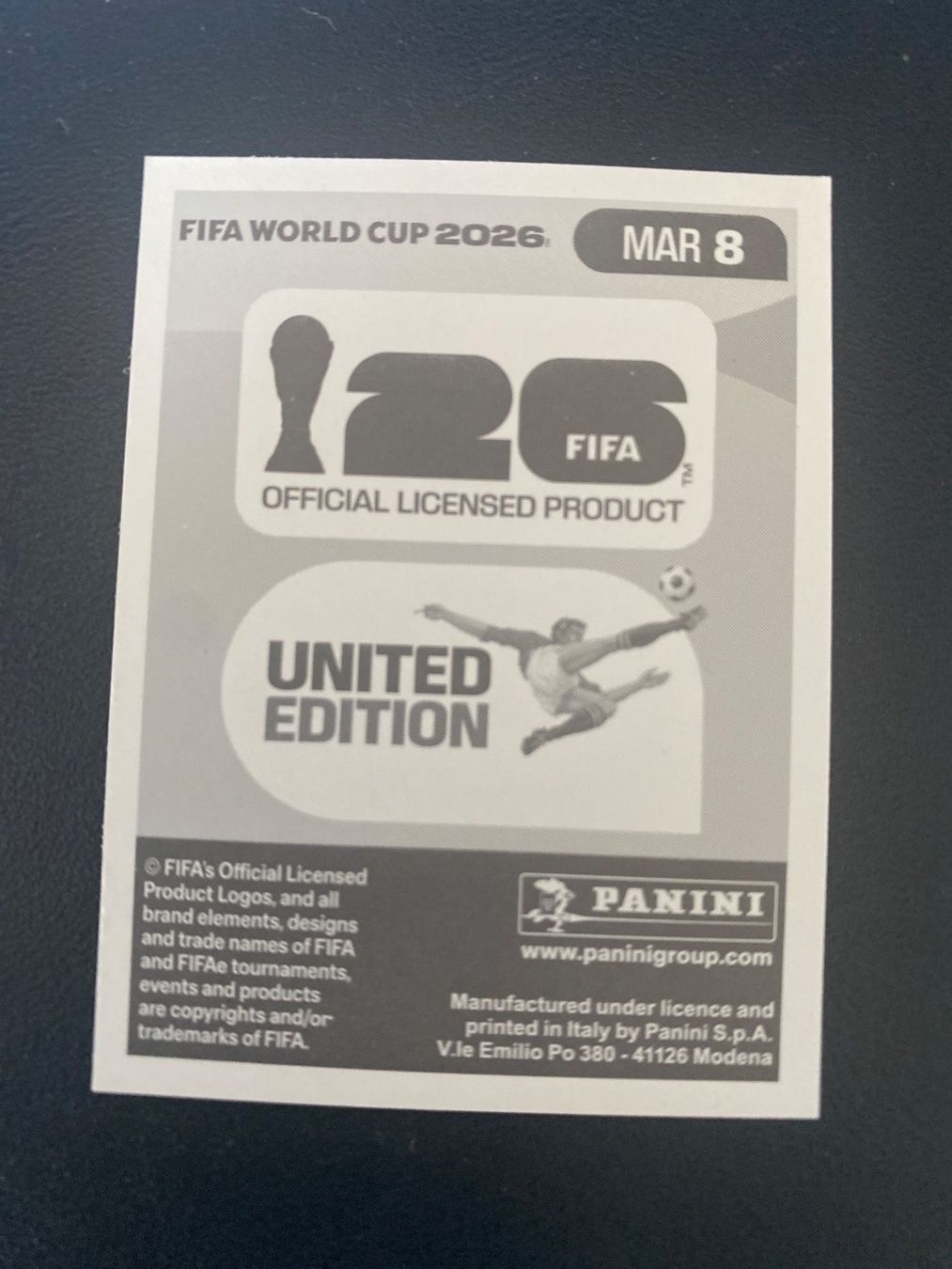 Panini Carte collezionabili: Panini FIFA World Cup Sticker MAR 8 – Nuovo (secondo la descrizione) da Glattbrugg venduto da riseca 1