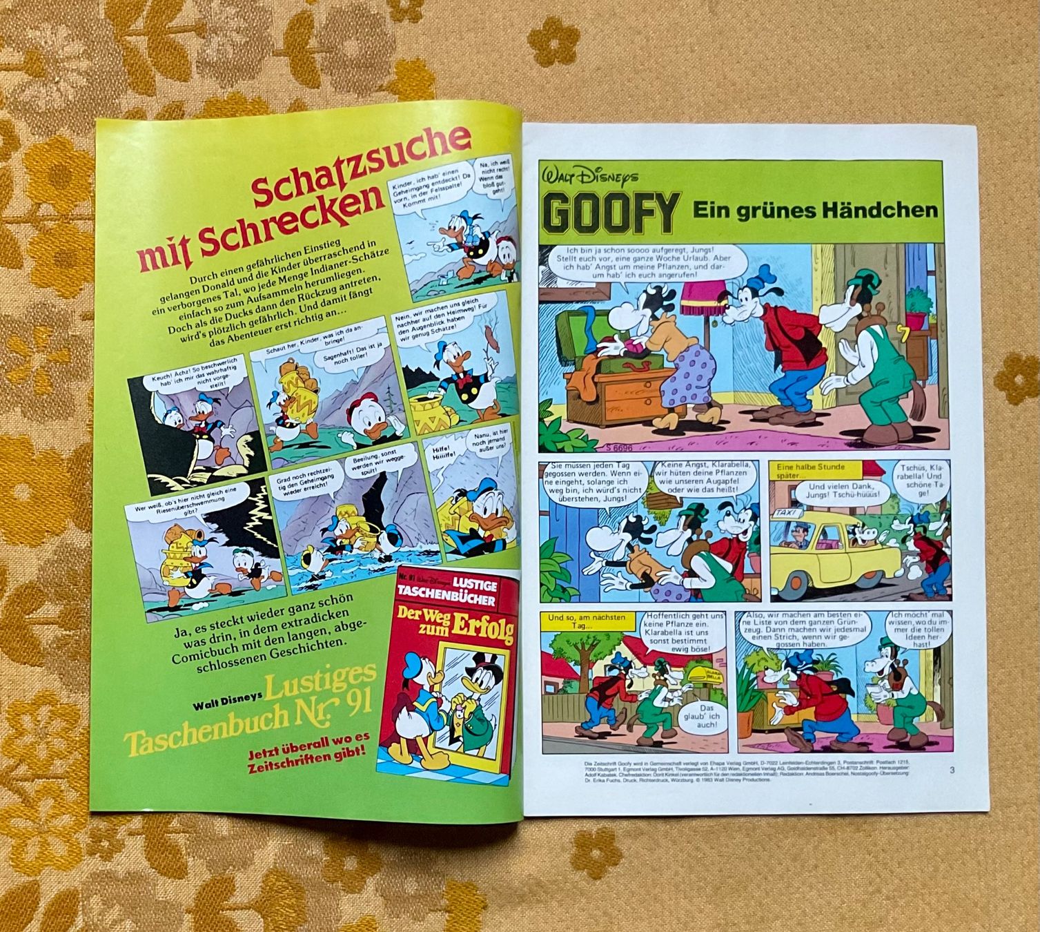 BD: Goofy Heft Nr 11 von 1983 – D'occasion à Endingen par nathan05 1