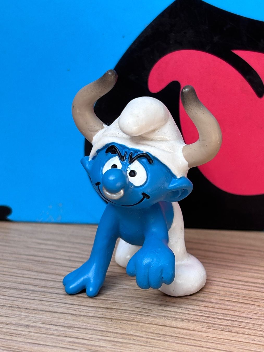 Schleich Statuette: Schlumpf , Sternzeichen Stier – Usato da Lyss venduto da Duckszone