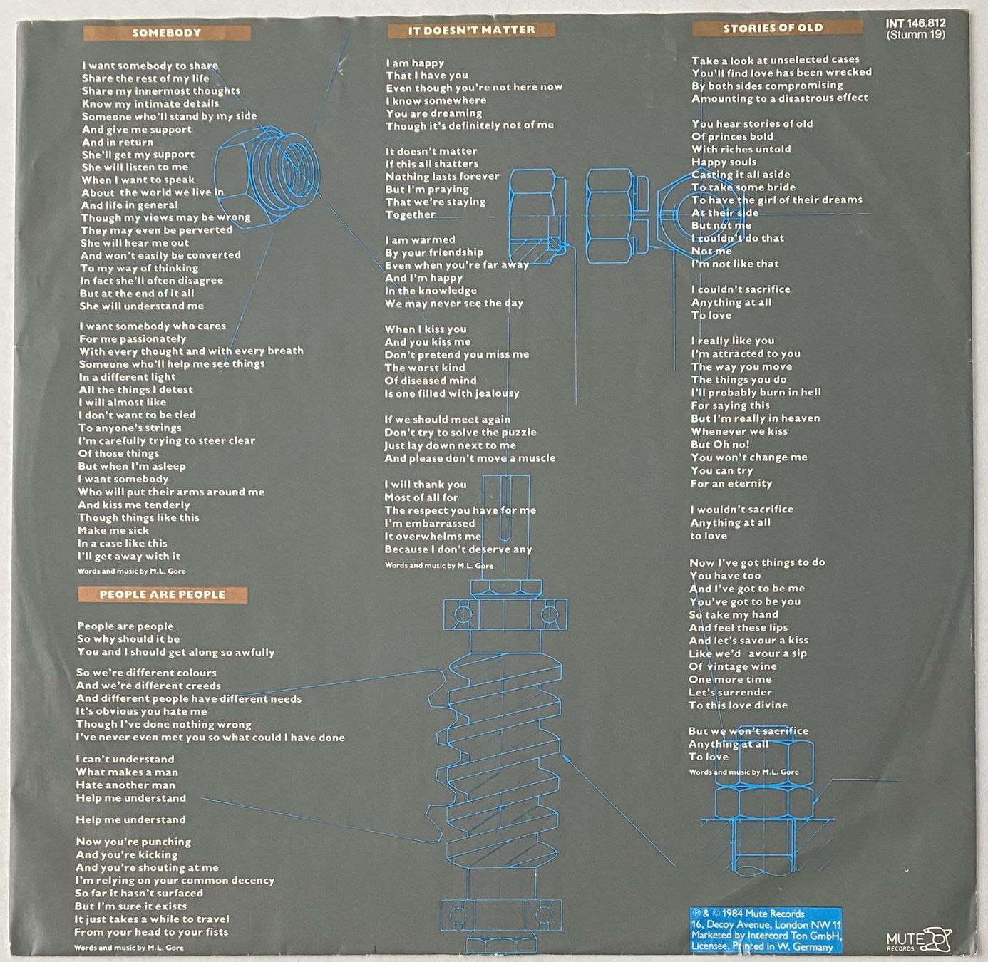 Dischi in vinile: Depeche Mode, Some Great Reward – Usato da Flums venduto da Empe1 3