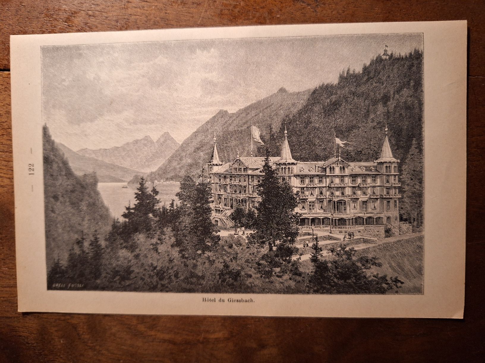 Incisioni: HOTEL DU GIESSBACH – Usato da Bevaix venduto da bohrap