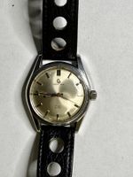 Armbanduhr Certina DS Vintage Silber Lederband gebraucht