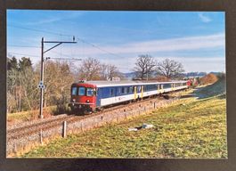 SBB Re 4/4 11226 mit Personenzug bei Fribourg 16.2.2007