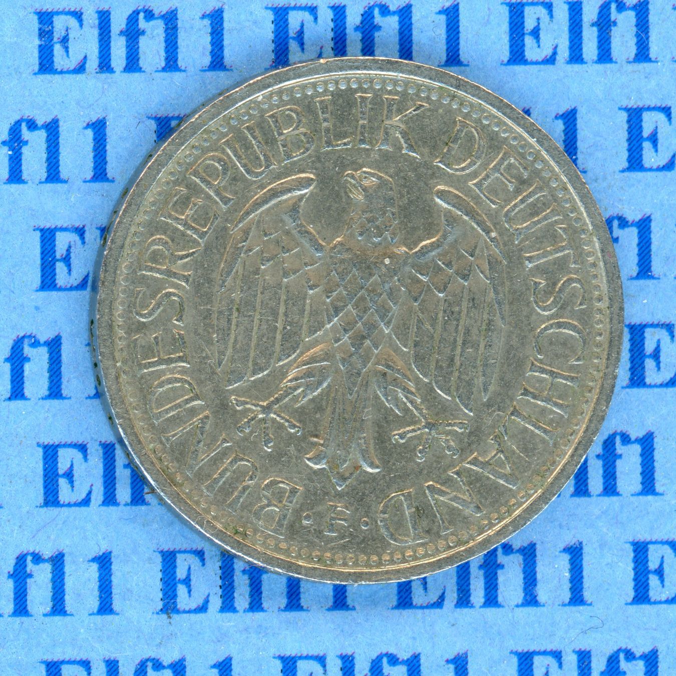 Tutti le monete: DEM___1.00 1980F -vz 1 Deutsche Mark – Usato da Widnau venduto da Elf11 1
