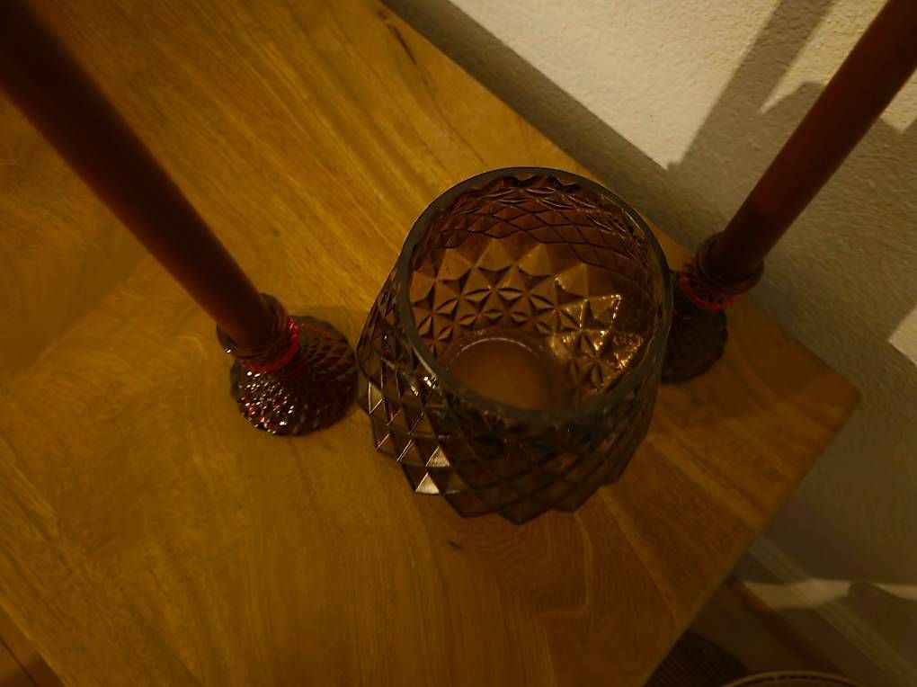 Portacandele: Vase und 2 Kerzenständer – Usato da Zürich venduto da tudor87 1