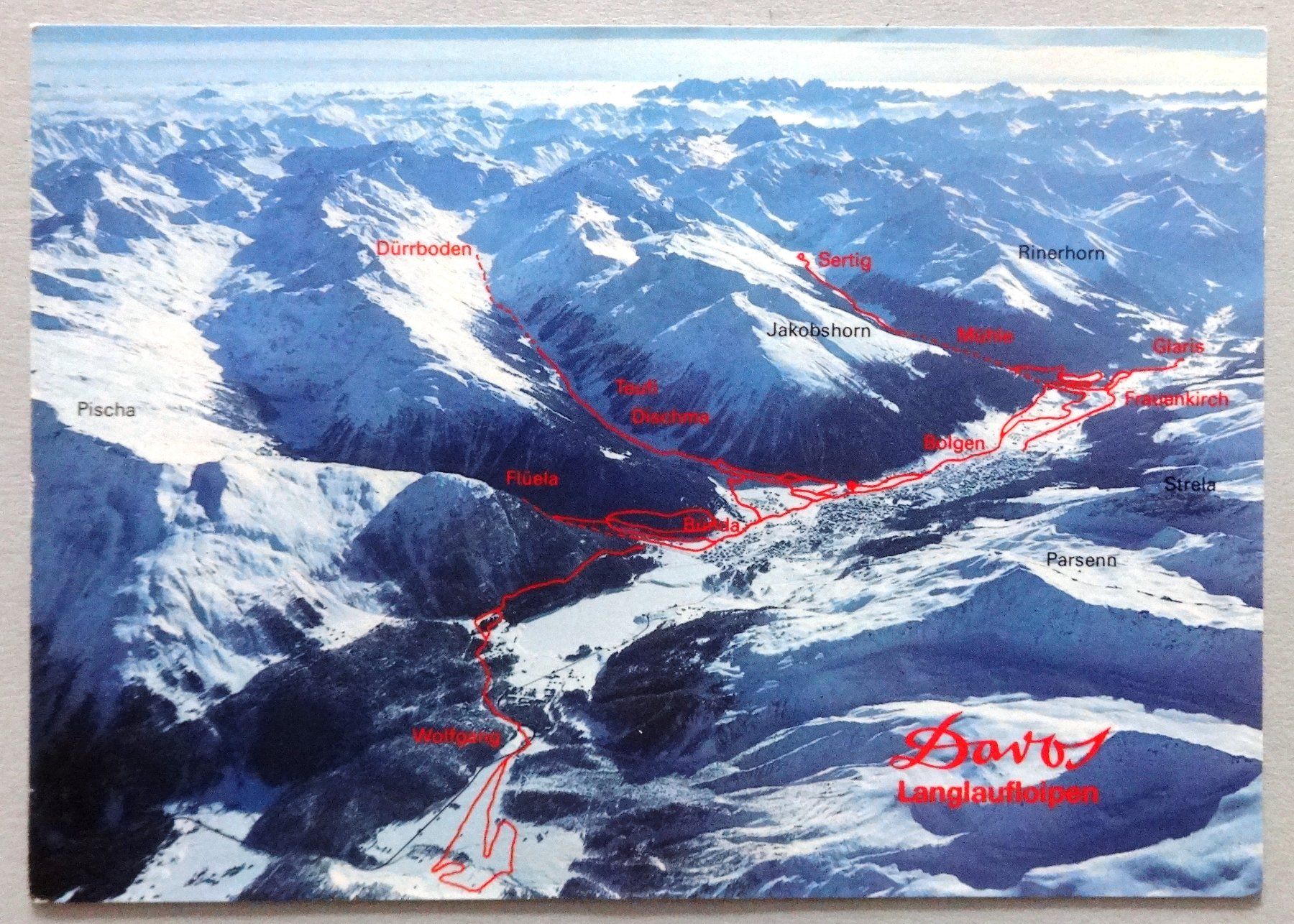 Cartes postales: Davos, Langlaufloipen – D'occasion à Fétigny par Billy2miny