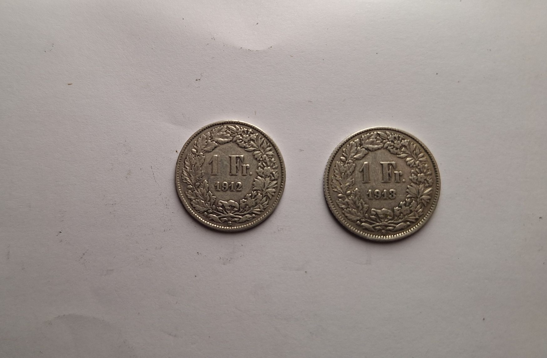 Tutti le monete: 1 Fr 1912. 1913. – Usato da Monthey venduto da pas_w5hf