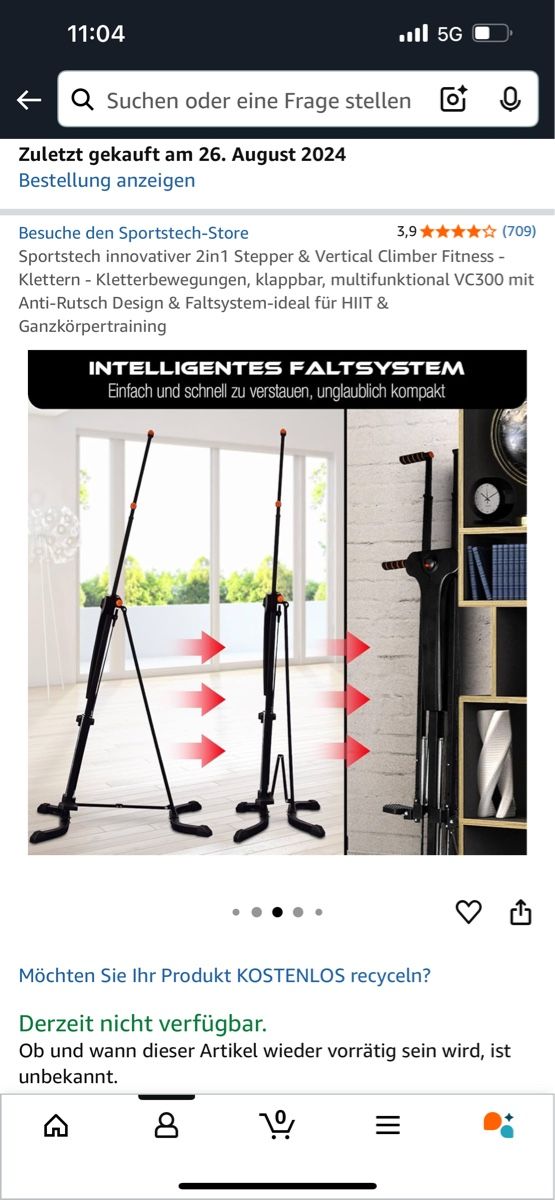 Vélos d'appartement: Stepper und Vertical Climber – D'occasion à Niederhasli par aug22 2