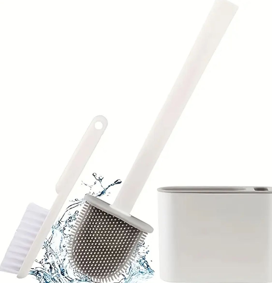 Altri accessori per il bagno: Silikon WC-Bürste Set, selbstklebend, neu – Nuovo e nell'imballaggio originale da Suhr venduto da SchnapperCH
