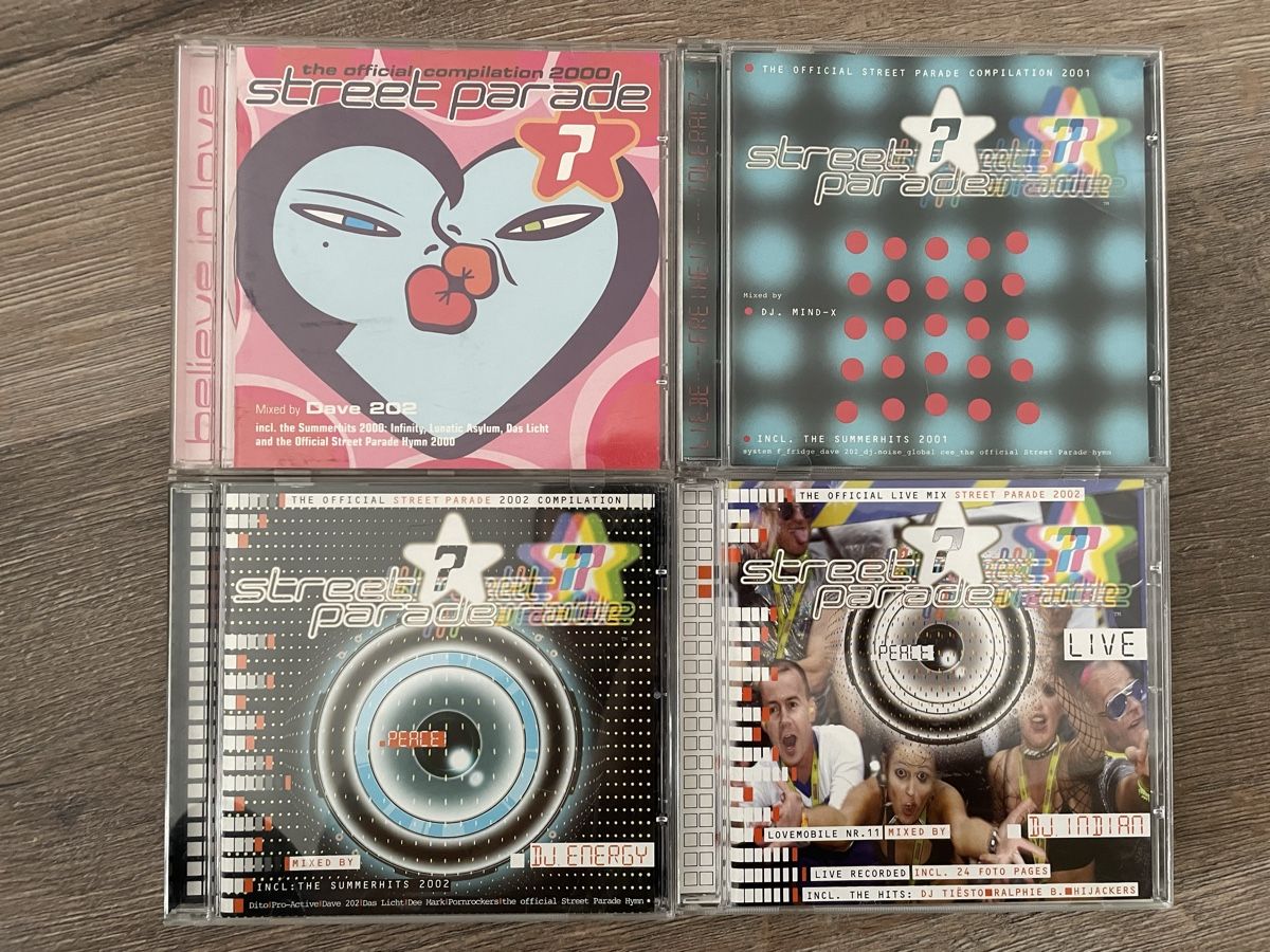 CD: 4x Street Parade Trance Compilation – Usato da Reinach AG venduto da trigger7811