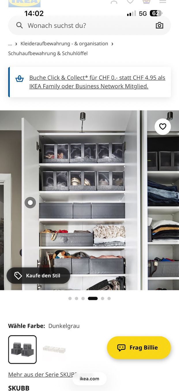 Ikea Altro in Decorazioni & Accessori: SCHUHBOX  (4) VON IKEA NEU – Nuovo e nell'imballaggio originale da Birr venduto da WalkyriaM 2