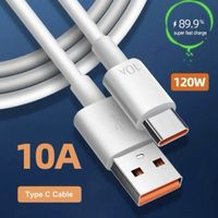 16x USB-A auf USB-C 120W 10A Ladekabel Datenkabel div Längen
