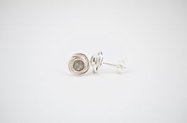 Ohrstecker Labradorit & Silber 925 (13907)