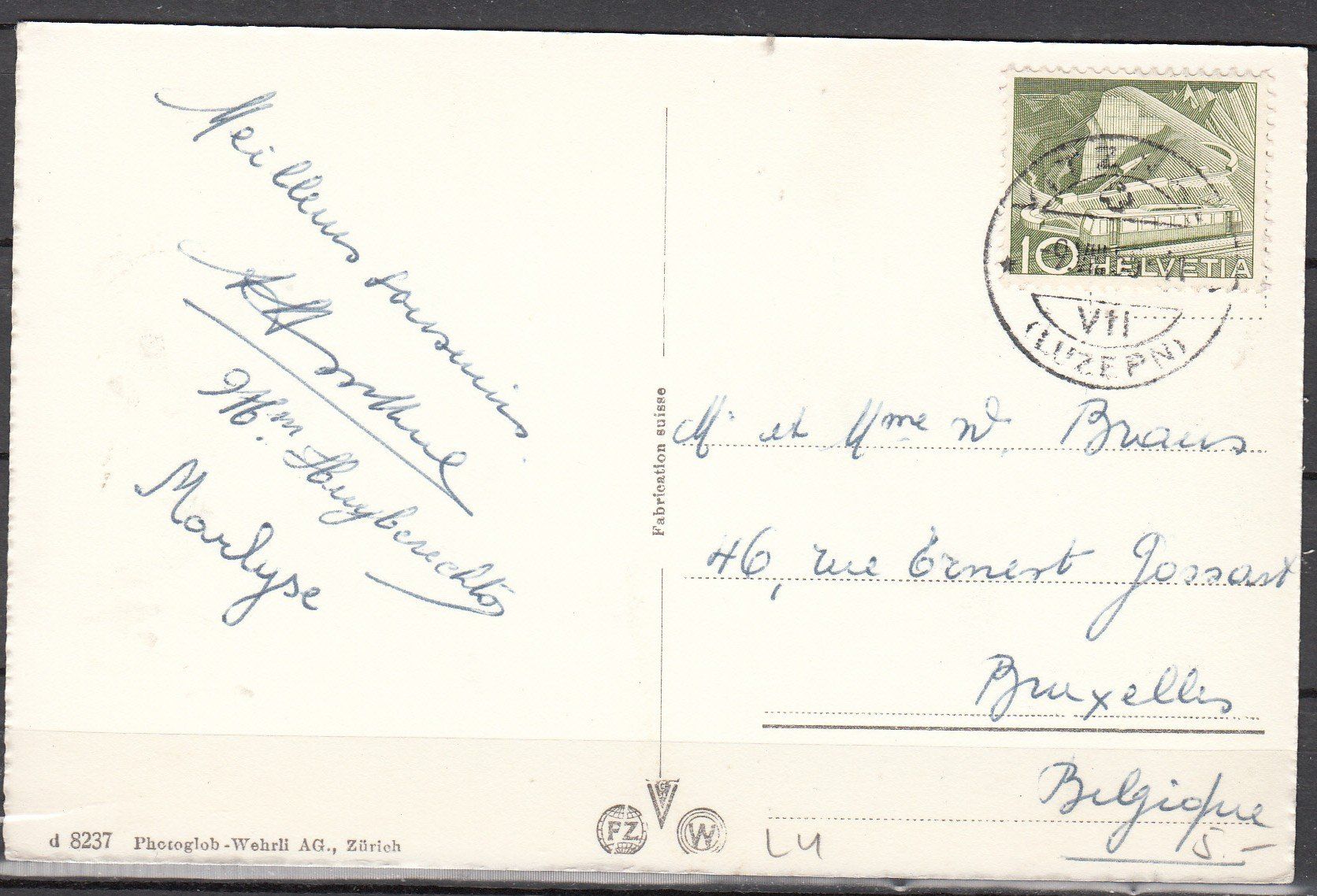 Cartoline postali: Ak Weggis LU – Usato da Herrliberg venduto da Lfrifda 1