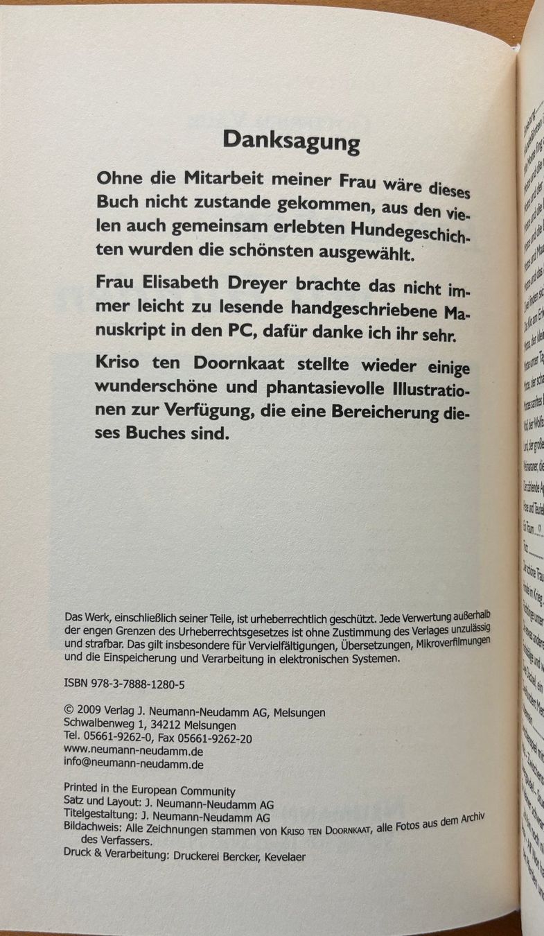 Libri: Vauk Gottfried, Ein Leben mit Hunden – Nuovo (secondo la descrizione) da Sarnen venduto da Livres 2