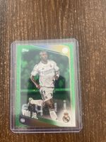 Carta Topps Vini Jr. Real Madrid numerata 59/99 verde