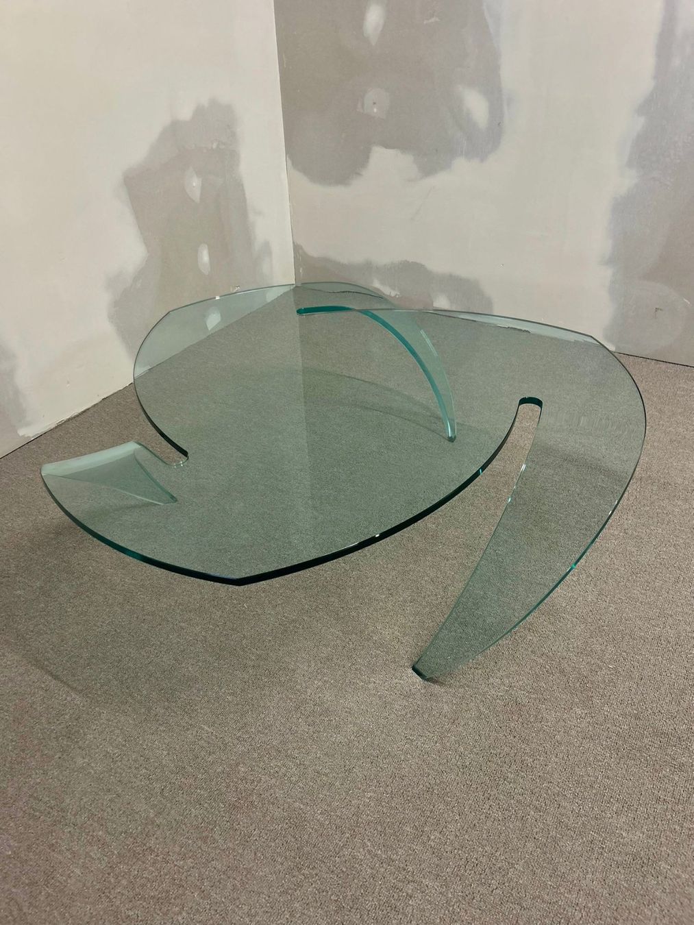 Tavoli: Design Glas Couchtisch Unikat Coffee Table Blickfang – Usato da Rickenbach ZH venduto da Der-Insider 1