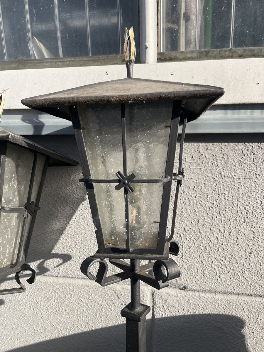 Lampade: 2 Schmiedeeiserne Gartenlaternen – Usato da Brienz BE venduto da hey_z9vg 1