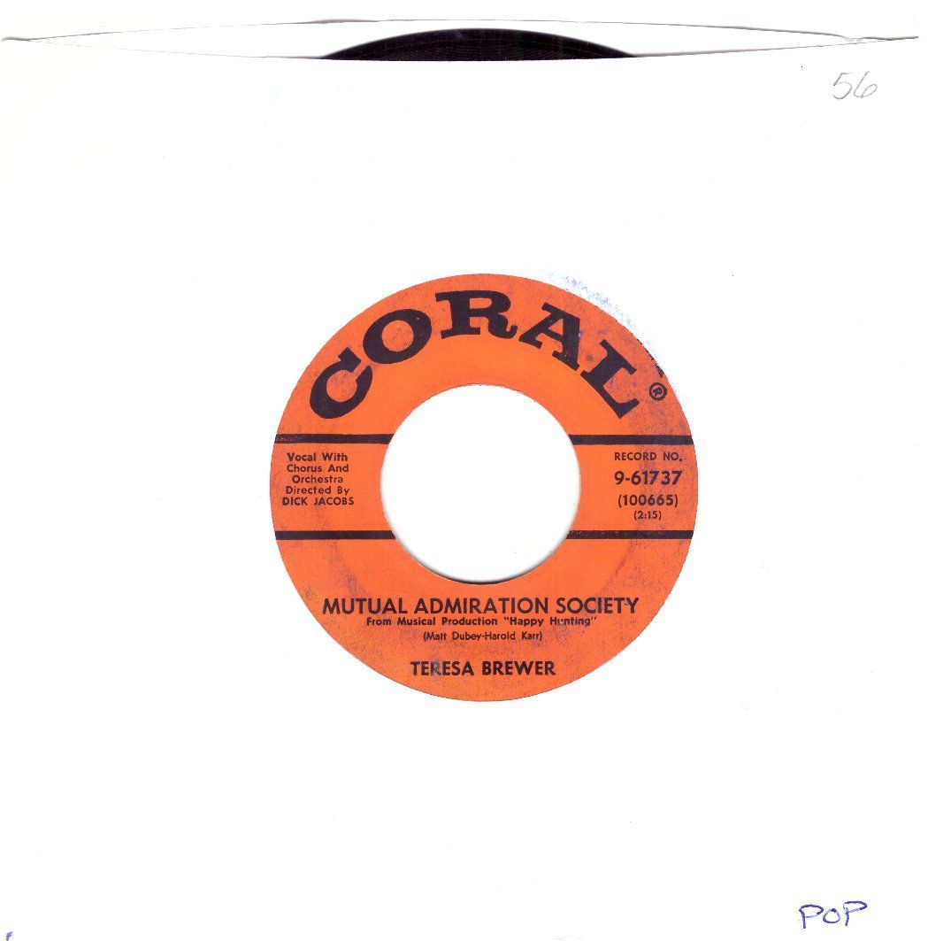 Dischi in vinile: TERESA BREWER – Usato da Bassersdorf venduto da house-of-vinyl