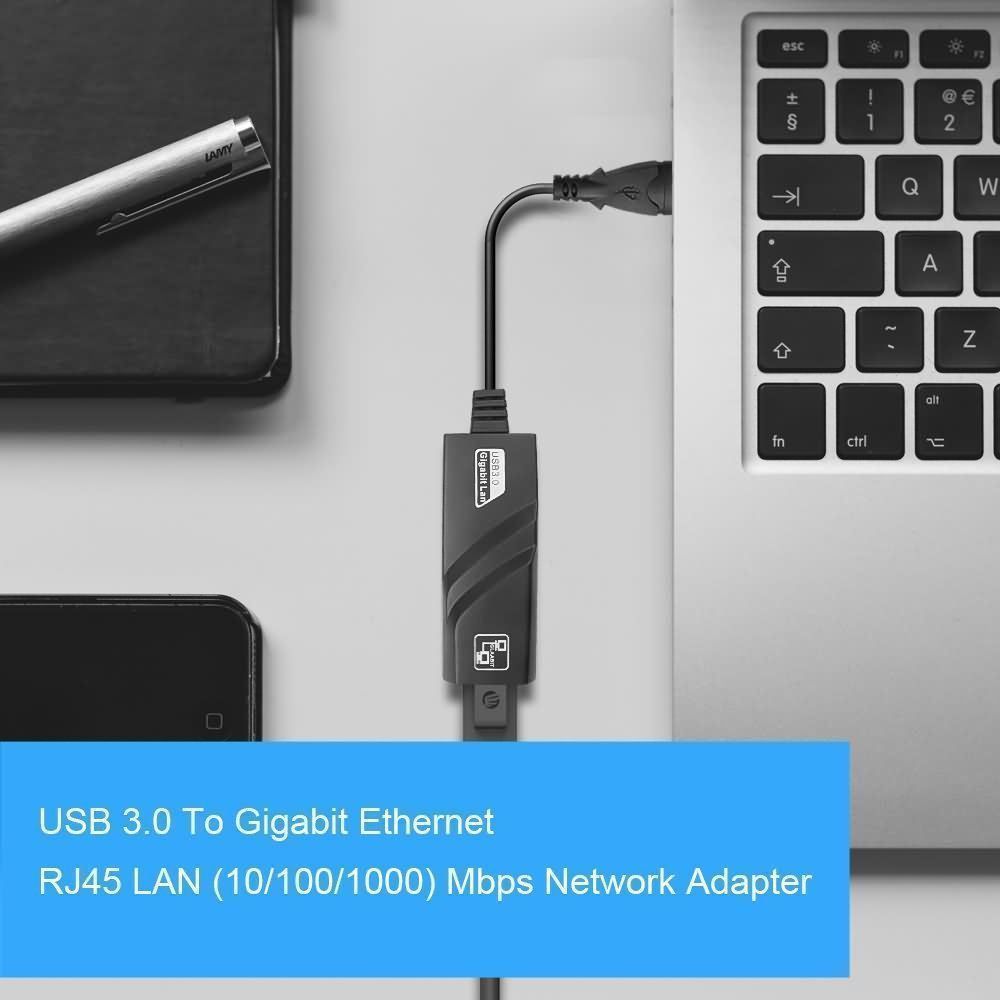 Laufwerke & Adapter: USB 3.0 - LAN Adapter (10/100/1000) Mbps – Neu und originalverpackt aus Weinfelden von salehouse 2
