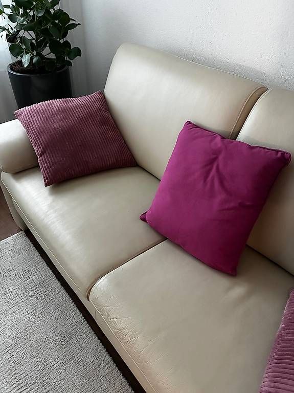 Divani: Echtleder Sofa beige – Usato da Heiden venduto da Flay0 2