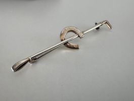 Antike Silber Brosche, Pforzheim