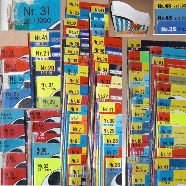 Comics: 7,5 kg - 85 Micky Maus Hefte aus 1990-2000 – Gebraucht aus Zürich von Zurich 7