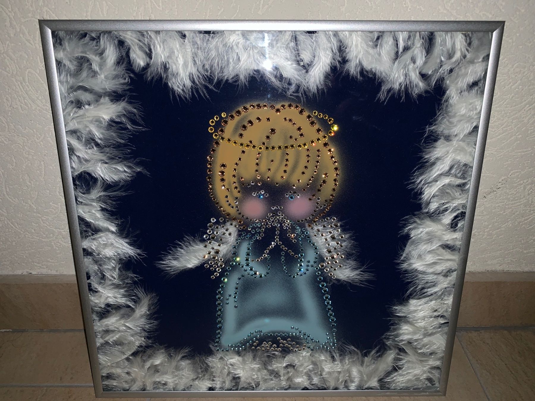 Swarovski Tutte le decorazioni: Tableau avec cristaux de Swarovski "Ange" – Nuovo (secondo la descrizione) da St-Gingolph venduto da GoldenKeys 1