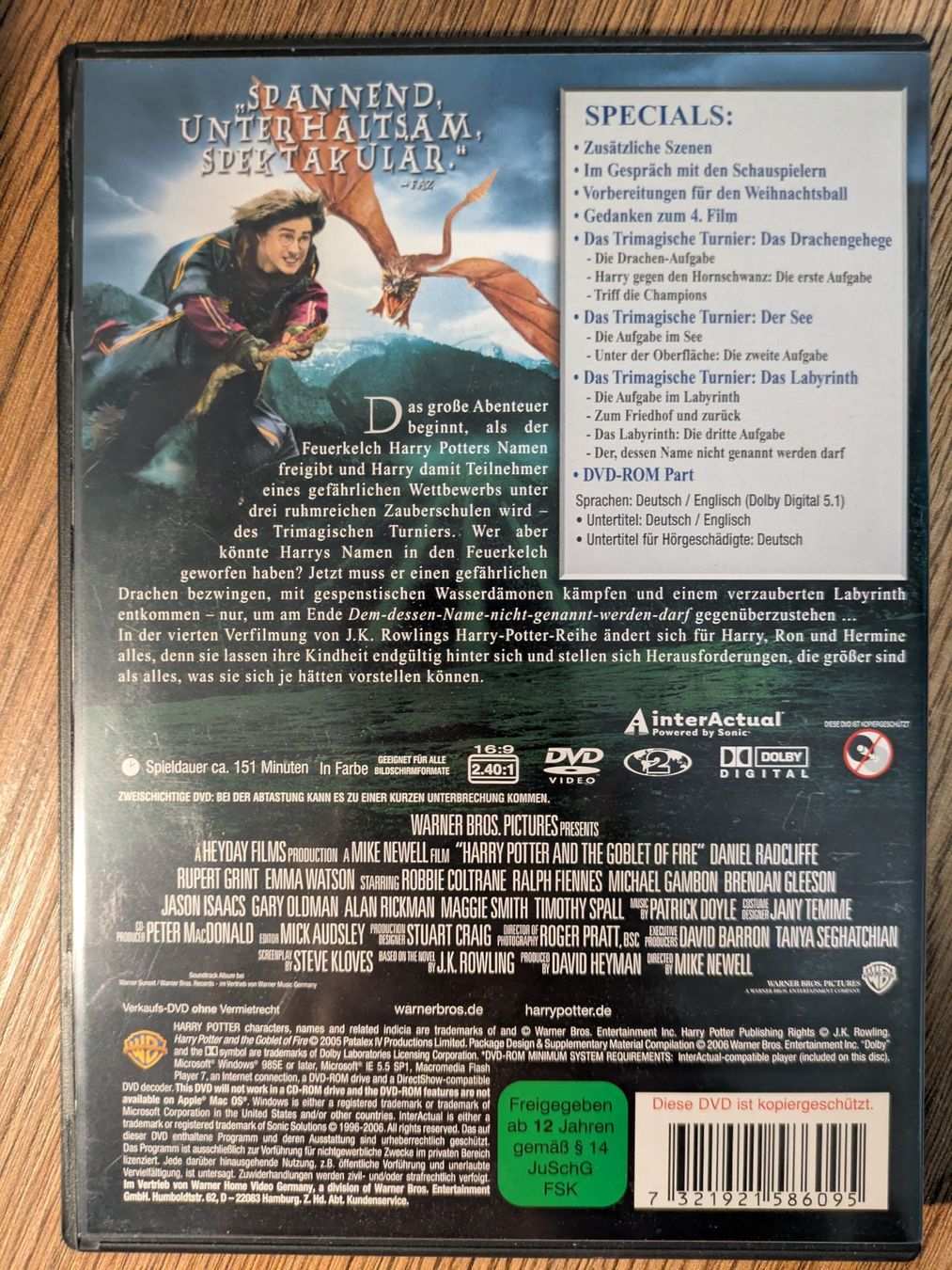 Tutti i DVDs: DVD's Harry Potter – Usato da Wangen an der Aare venduto da eggerclaudia 2