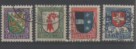 Pro Juventute 1926 kmpl. Satz SBK Nr. J37/J40 o K: 25.00 CHF