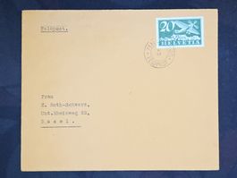 CL23 Enveloppe + Timbre Suisse 19xx FeldPost