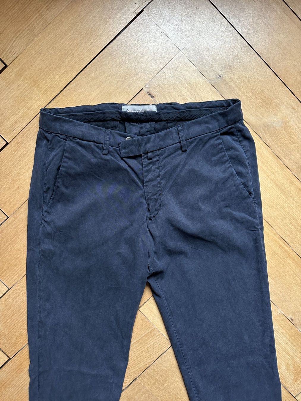Pantaloni: QUATTRO.DECIMI - Chino Hose dunkelblau 48 – Usato da Zürich venduto da Diazaio 1