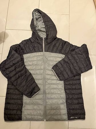 Daunenjacke Damen grau Grösse 50 Marke Landsend