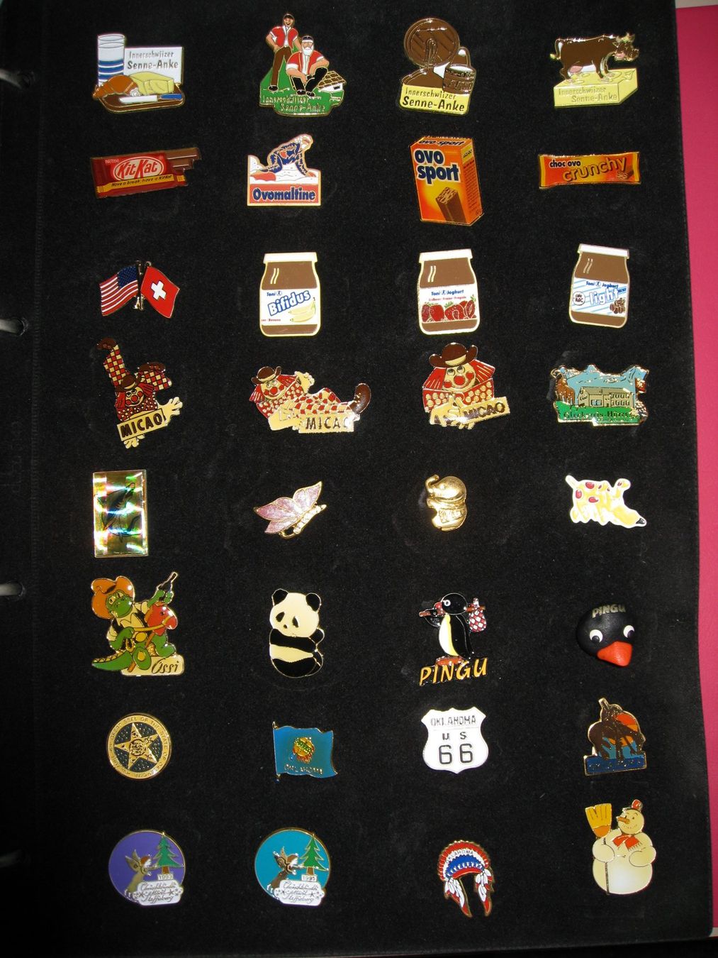 Placchette & Badge: Sammelordner mit 128 Pins – Usato da Burgdorf venduto da Crubi 2