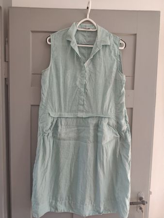 Kleid ROSSO 35 Leinen Grösse 48 mint Zustand gut