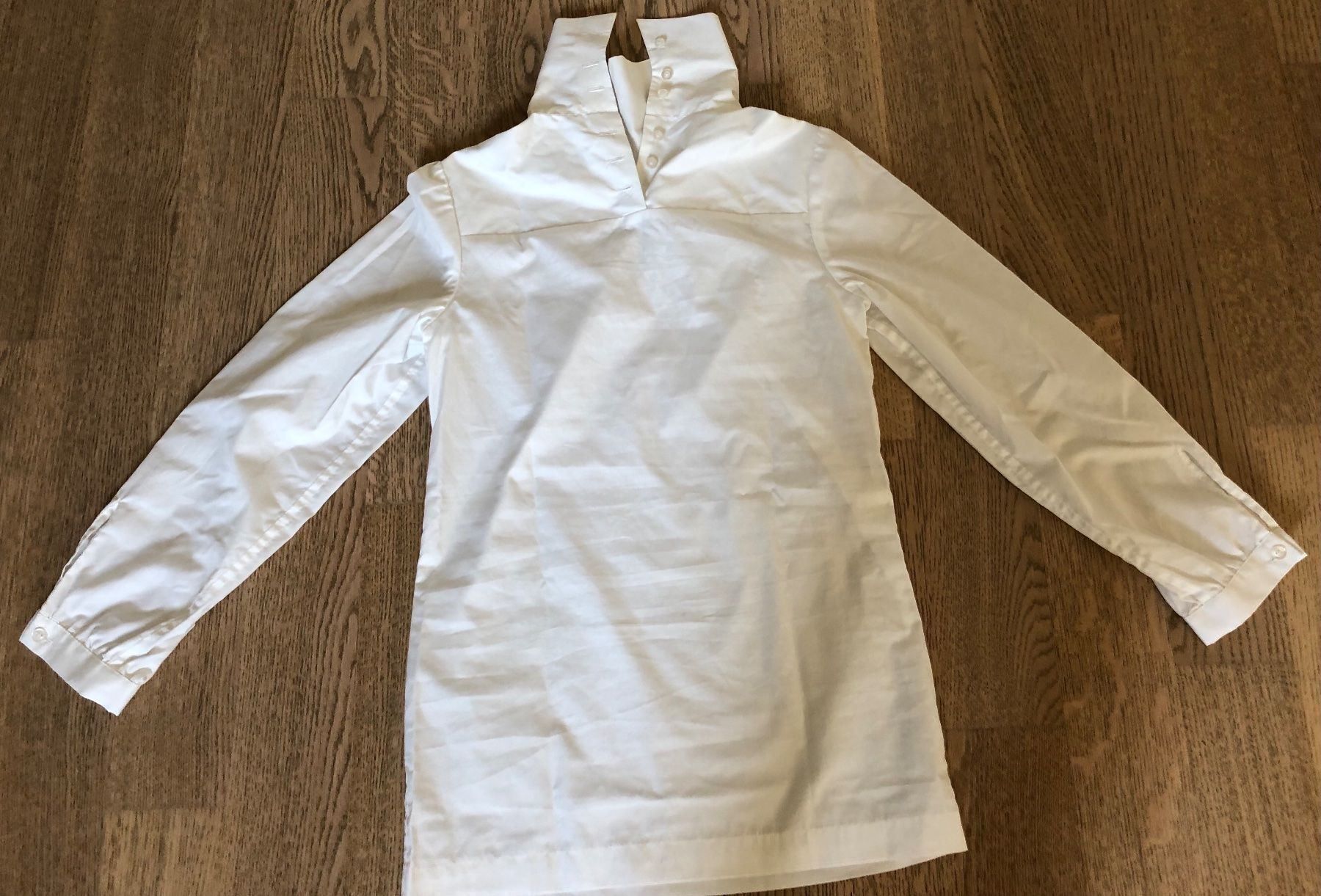 Camicette: Weisse Bluse mit grossem Kragen Gr.S – Usato da Bonstetten venduto da Audreystyle 4
