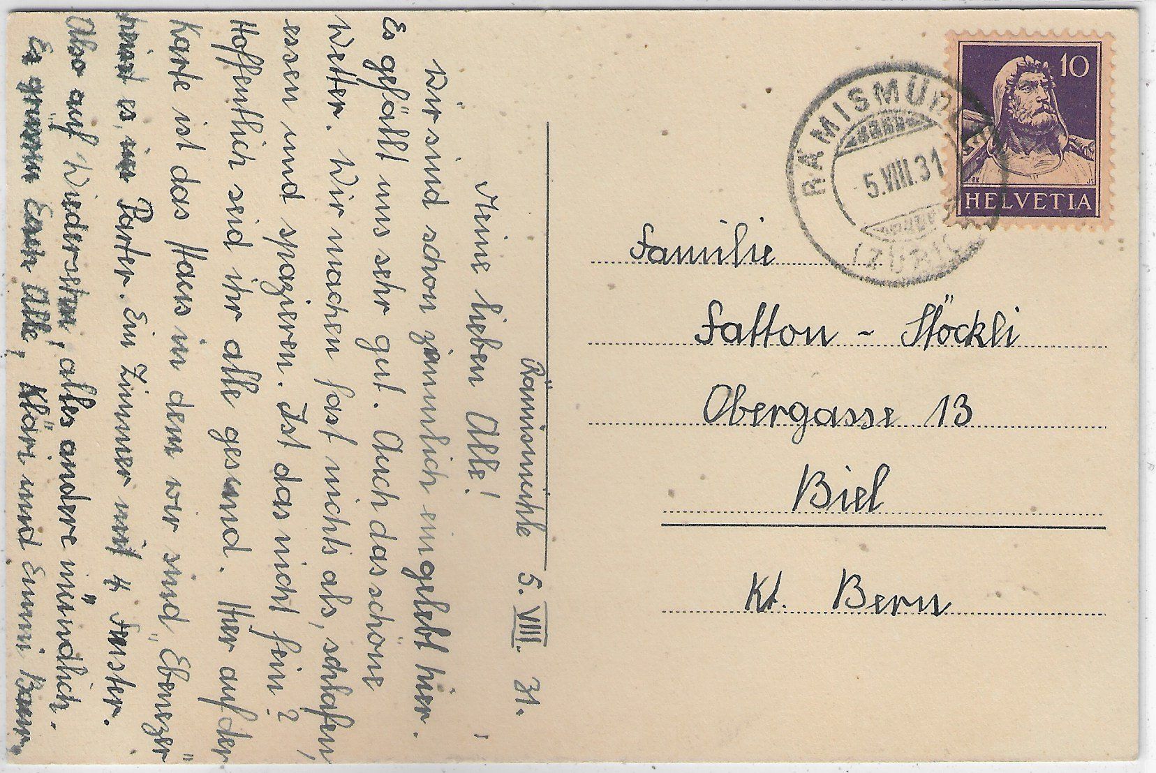 Cartoline postali: Ebenezer - Rämismühle – Usato da Ettingen venduto da Kartenplanet 1