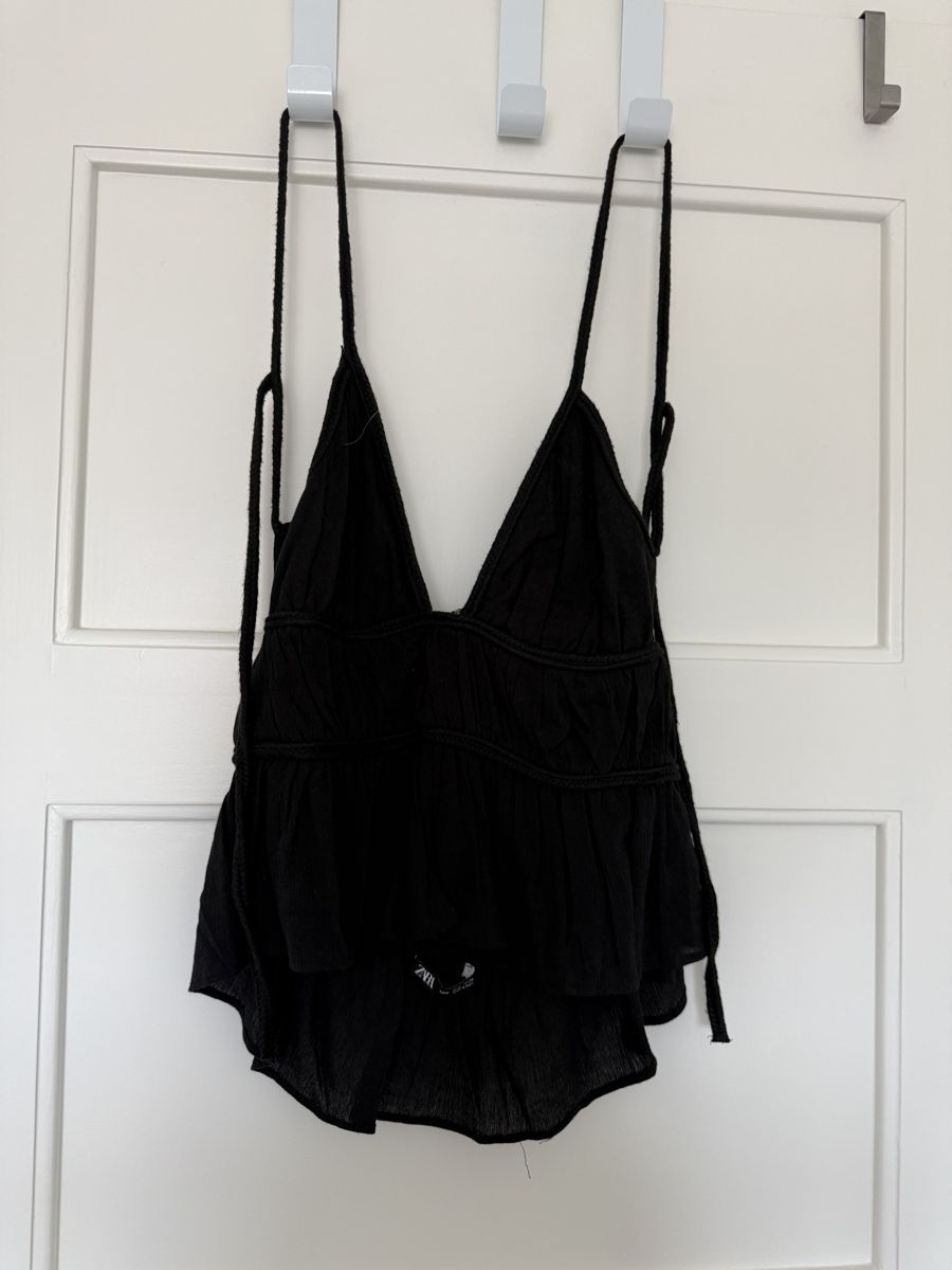 Zara Top: black zara top – Nuovo (secondo la descrizione) da Zürich venduto da ele_cj6q