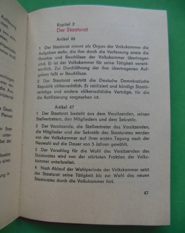 Libri: DDR - Verfassung der DDR – Usato da Zwillikon venduto da Boban69 3
