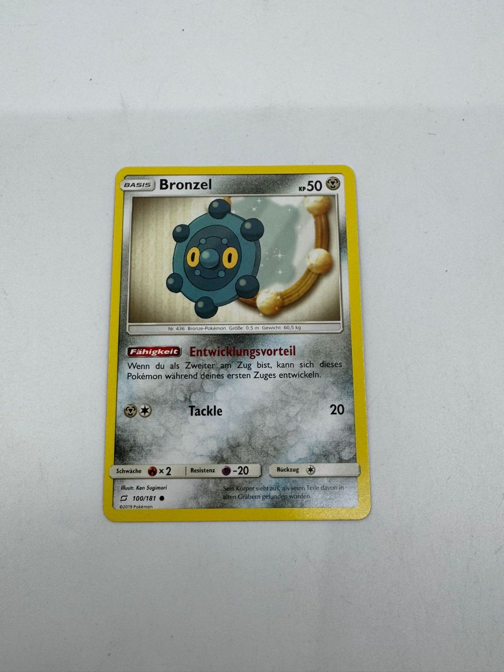 Pokémon Carte collezionabili: Pokemon-Karte Bronzel 100/181 – Usato da Herisau venduto da Seyashop1