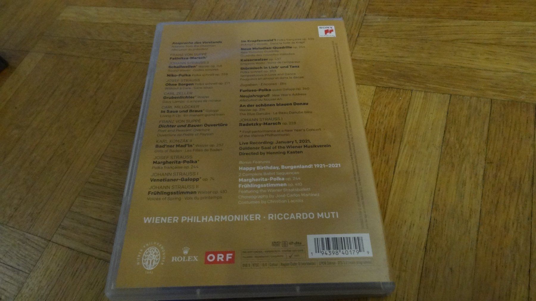 Alle DVDs: Neujahrskonzert 2021 DVD – Gebraucht aus Olten von Disc-Ausverkauf 2